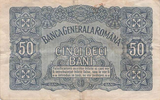 Rumänien 50 Bani ro.473a 1917